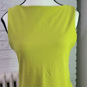 green open back tank top